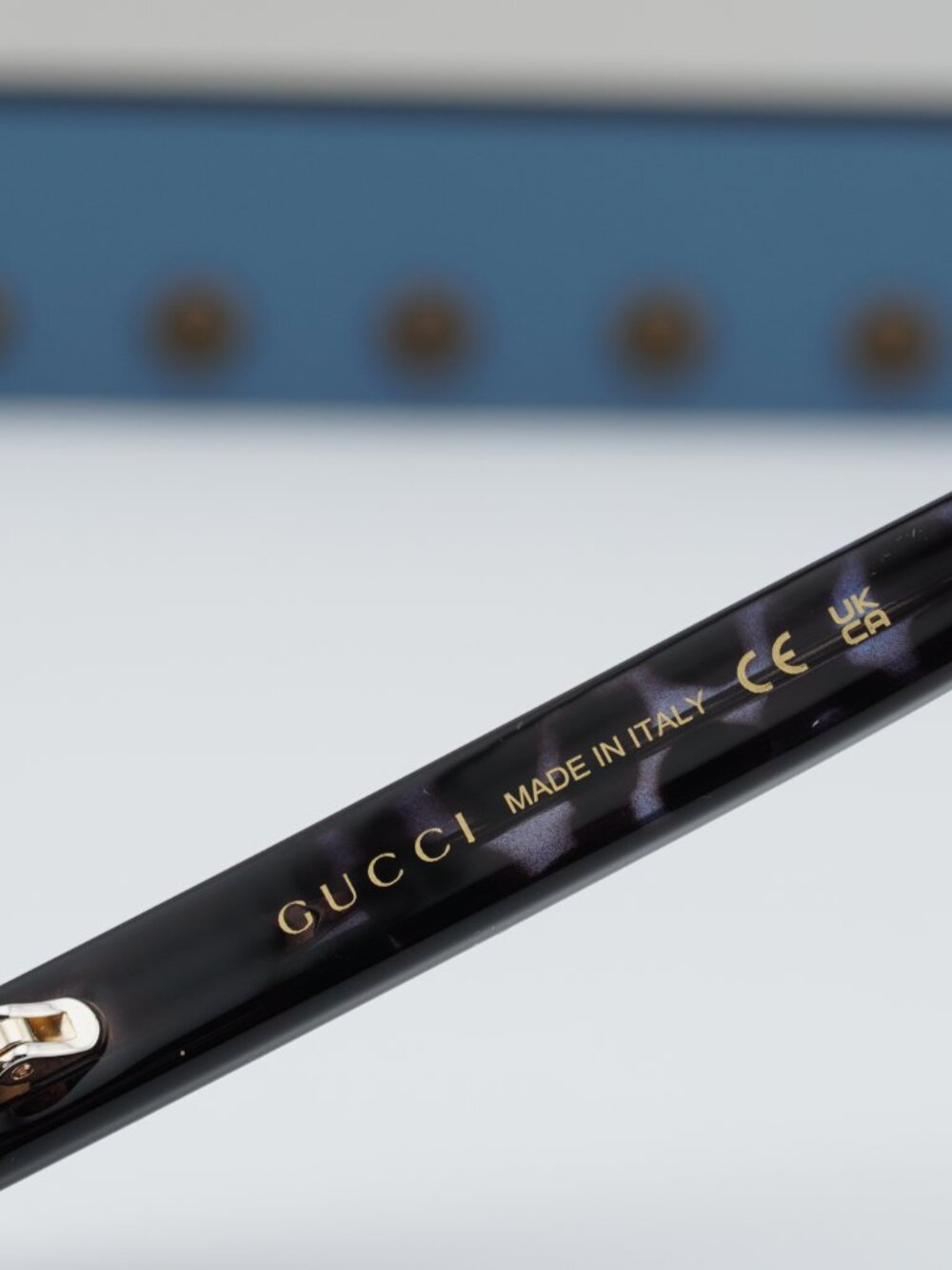 Gucci GG1987O 003 Square Eyeglasses - Dark Grey Havana - Picture 6 of 10